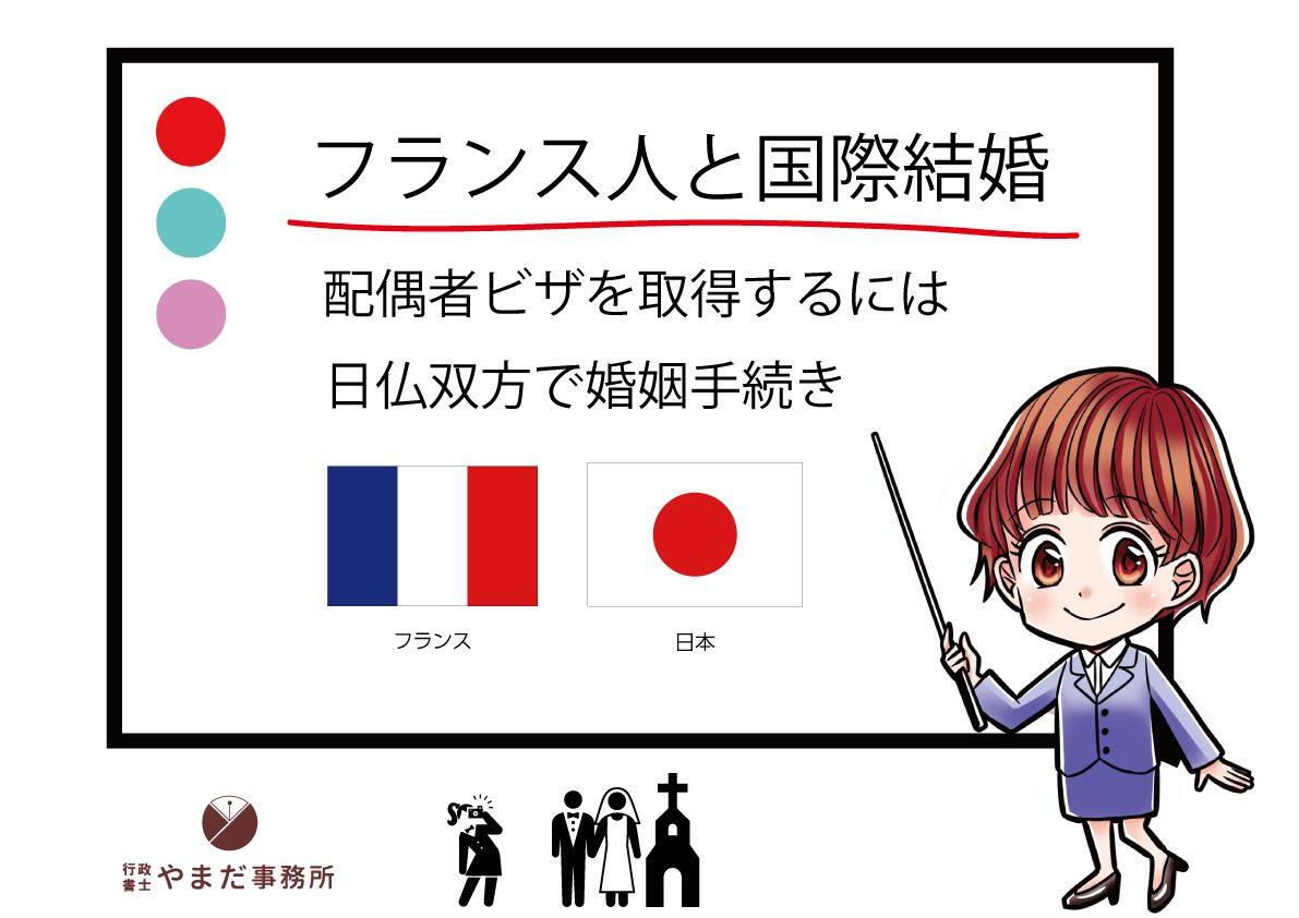 フランス、日本の両国で結婚手続きが必要
